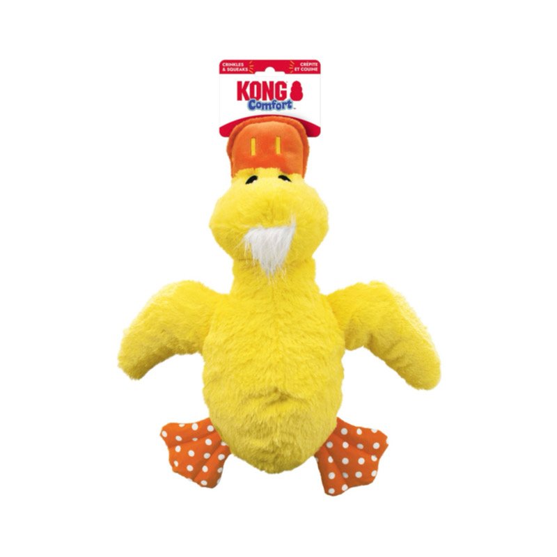 kong comfort jumbo duck yellow
